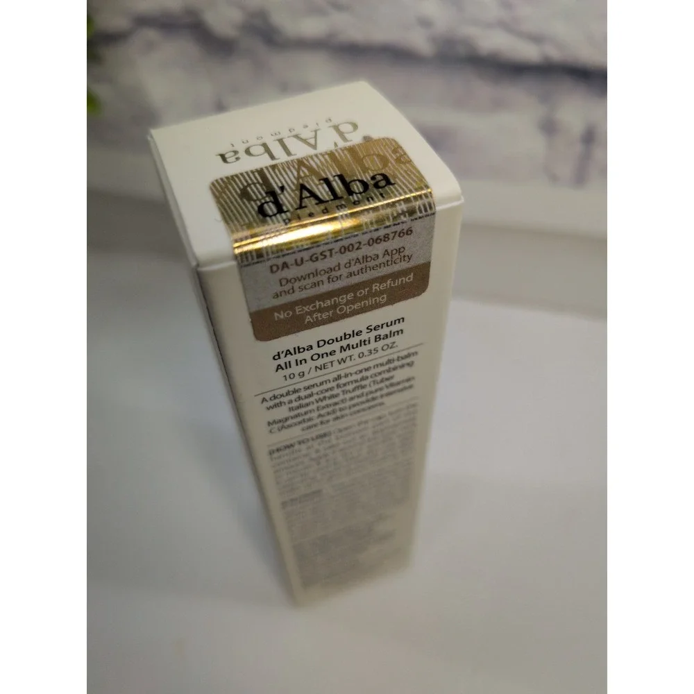 SEALED NIB😍d'alba Piedmont White Truffle Double Serum All-in-one Multi Balm 10g